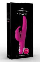 LoveMate Pag Rotating Rabbit Vibrator - Dual Delight Rabbit Vibrators